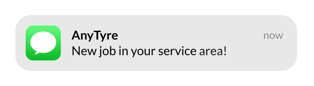 Job notification example