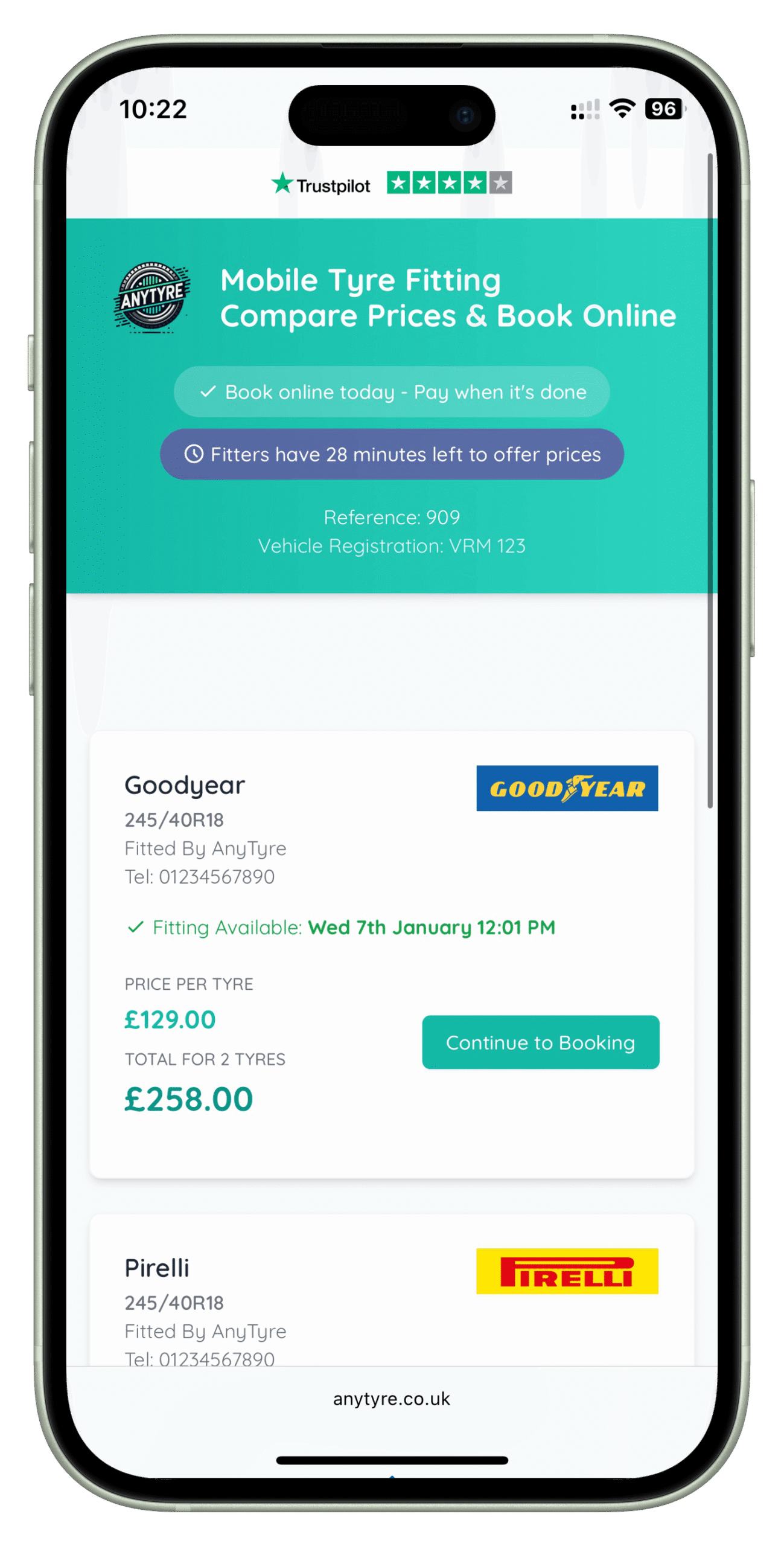 Mobile Tyre Fitter Prices